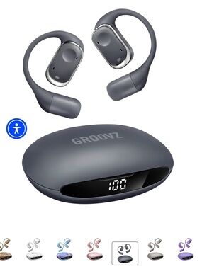GROOVZ Wireless Earbuds with Charging Case. BRAND NEW NEVER USED.